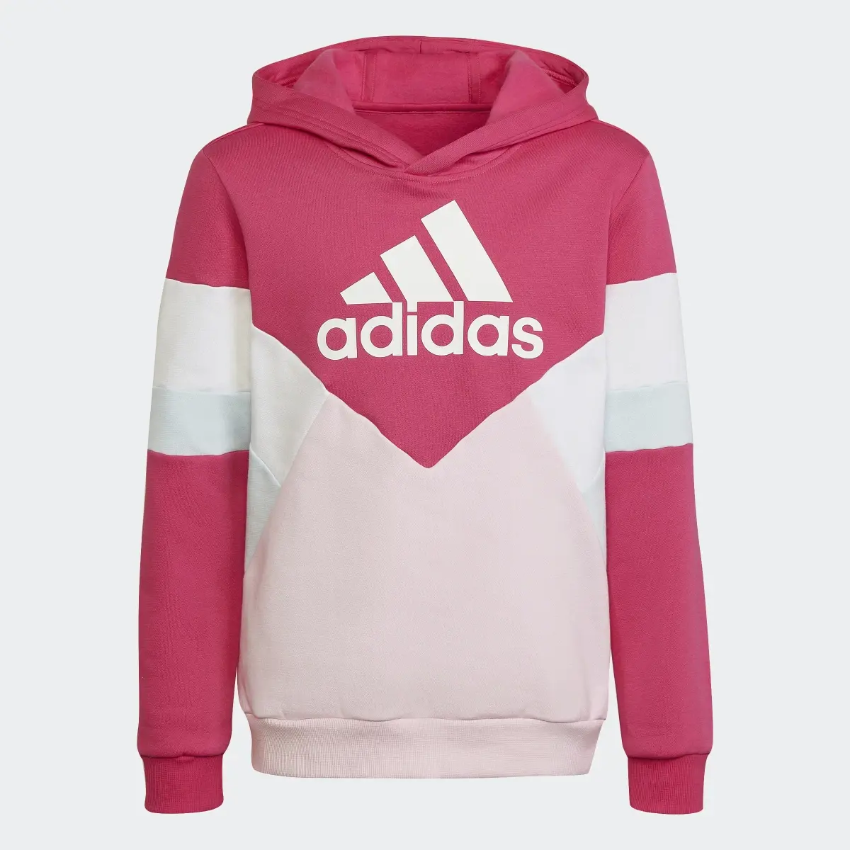 Adidas Sweat-shirt à capuche Colorblock Fleece. 1