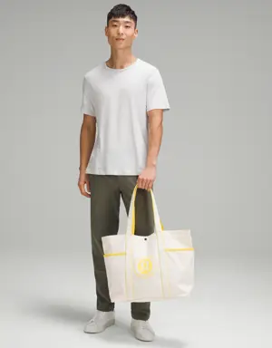 Daily Multi-Pocket Canvas Tote Bag 20L