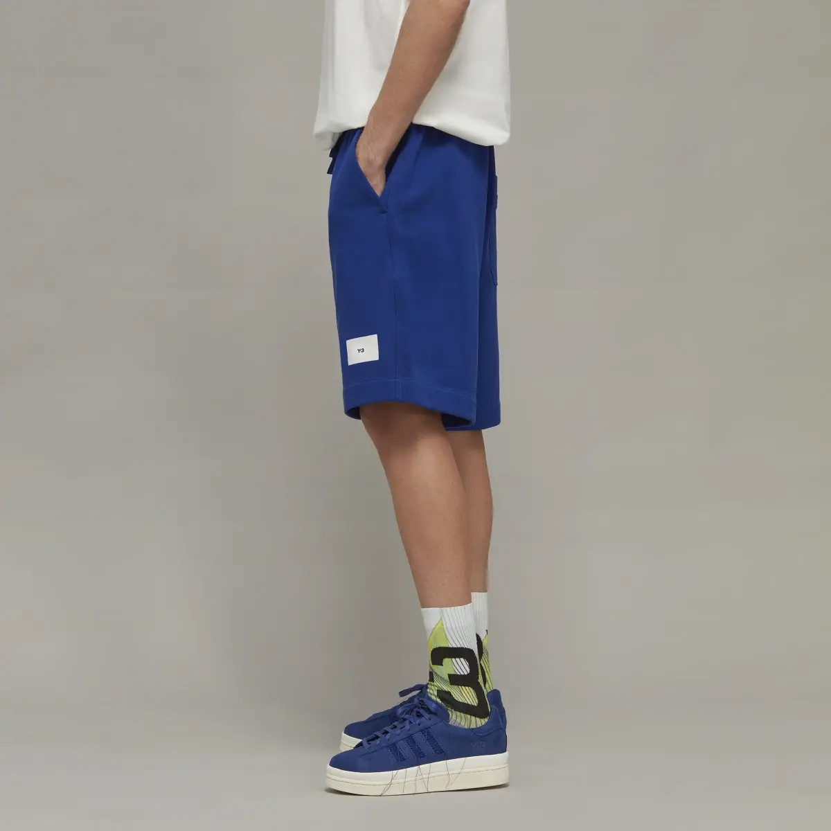 Adidas Y-3 Organic Cotton Terry Shorts. 2