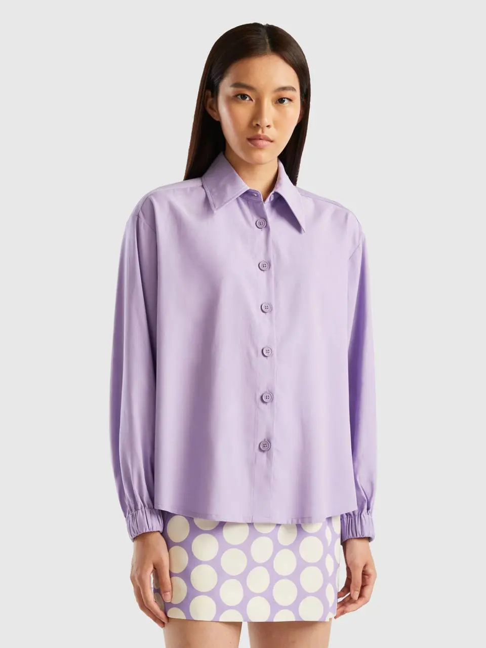 Benetton viscose and linen shirt. 1