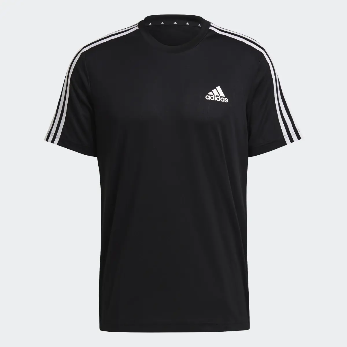 Adidas AEROREADY Designed To Move Sport 3-Stripes T-Shirt. 1