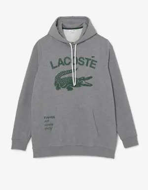 Men’s Lacoste Cotton Fleece Hoodie - Plus Size - Tall