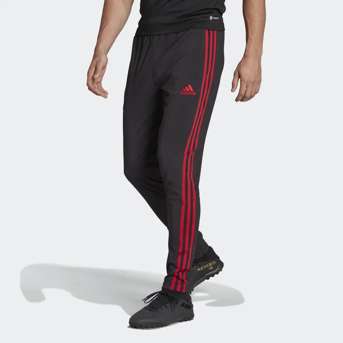 Adidas Manchester United Travel Tracksuit Bottoms. 1