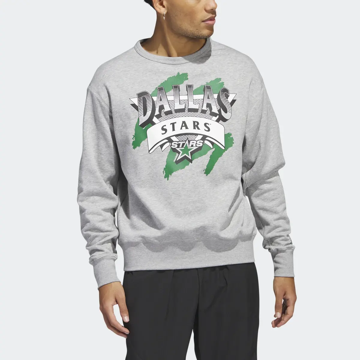Adidas Stars Vintage Crew Sweatshirt. 1