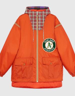 Nylon jacket with Athletics™ patch