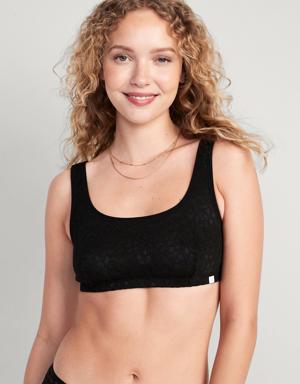 Old Navy Lace Bralette Top for Women black