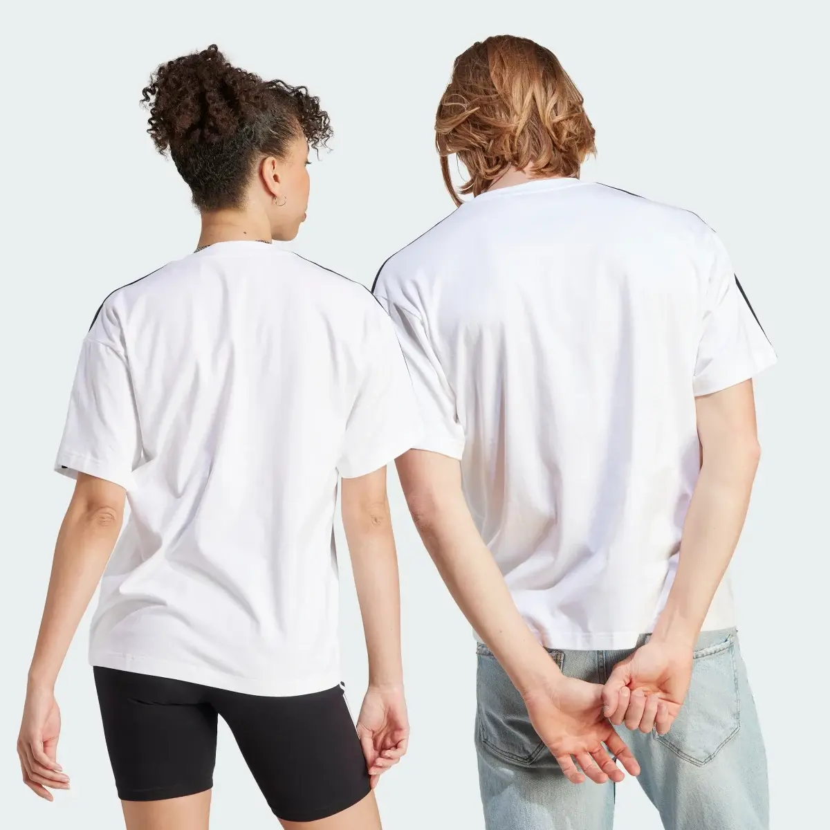 Adidas Playera Estampada 3 Franjas (Unisex). 2 Adidas Playera Estampada 3 Franjas (Unisex). 2