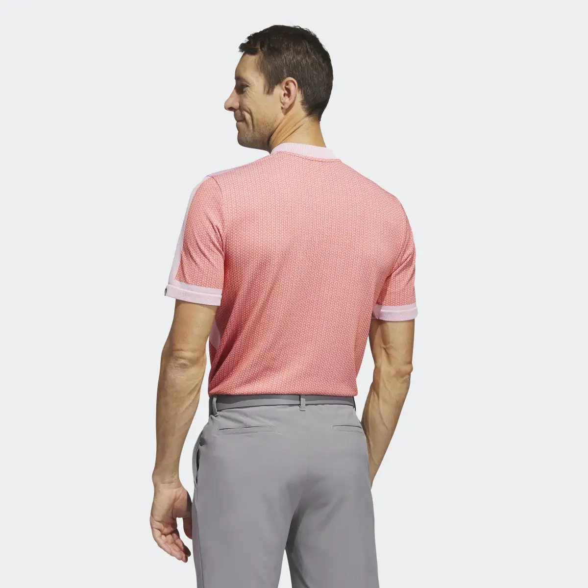 Adidas Ultimate365 Tour Textured PRIMEKNIT Golf Polo Shirt. 3