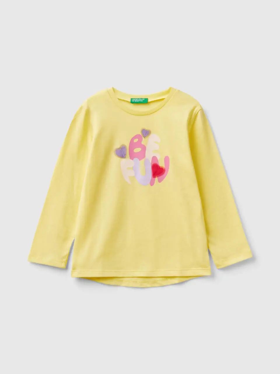 Benetton long sleeve t-shirt with print. 1