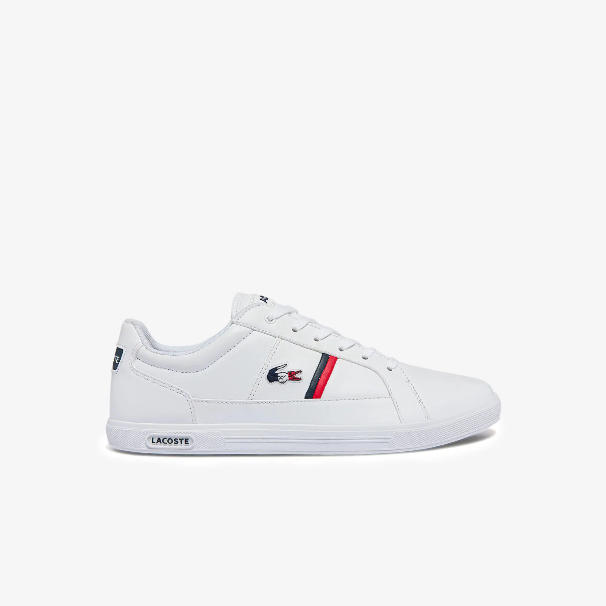 Lacoste Herren-Sneakers EUROPA aus Trikolor-Leder und Synthetik. 1