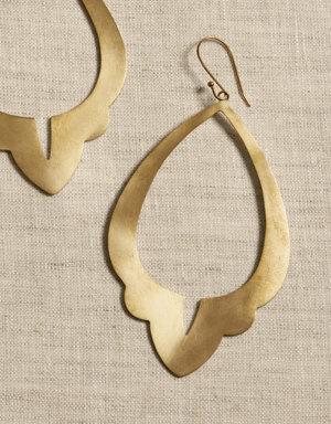 Asha Statement Earrings &#124 Aureus + Argent gold