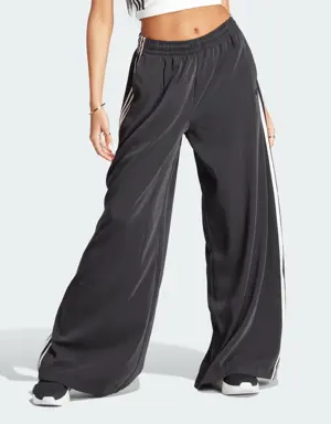 Blue Version Wide Leg Satin Pants