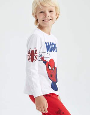 Erkek Çocuk Spiderman Uzun Kollu Pijama Takım