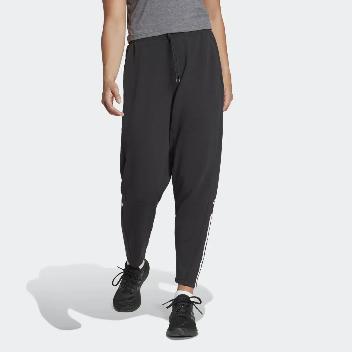 Adidas Pantalon d'entraînement en coton coupe standard Train Essentials. 1