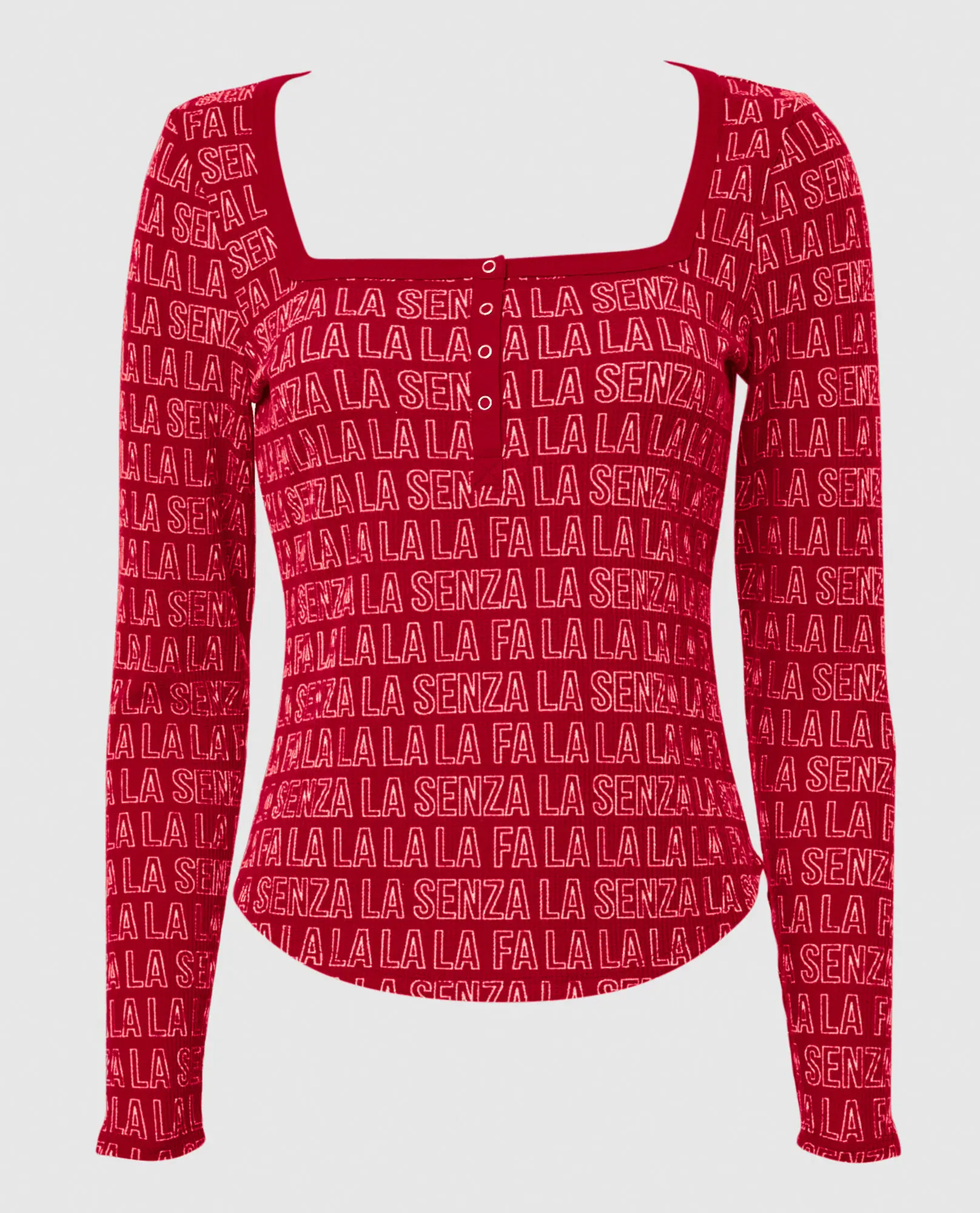 La Senza Waffle Henley Top. 2