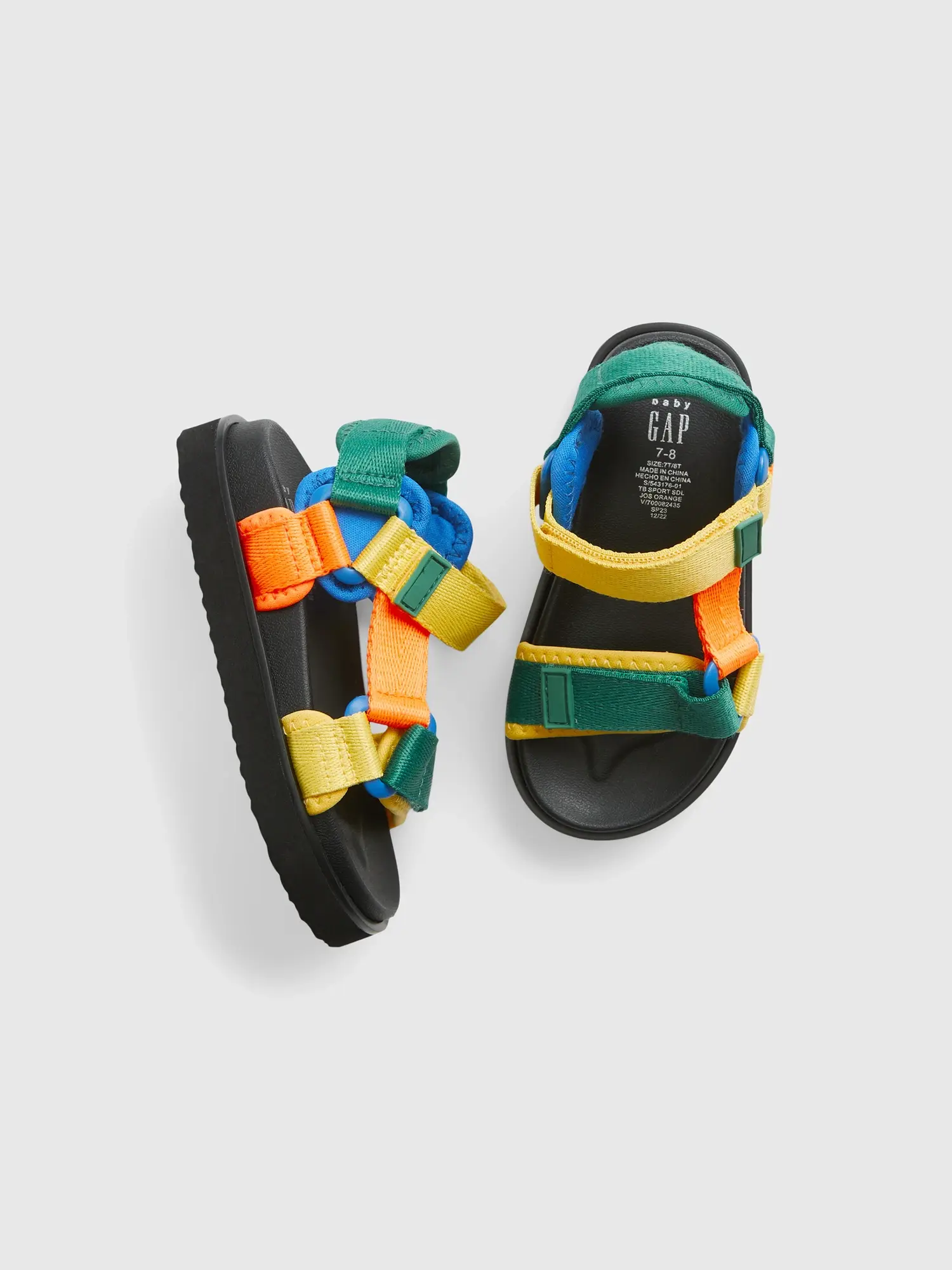 Gap Toddler Sporty Sandals orange. 1
