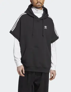 Adidas Sweat-shirt à capuche manches courtes Adicolor Classics