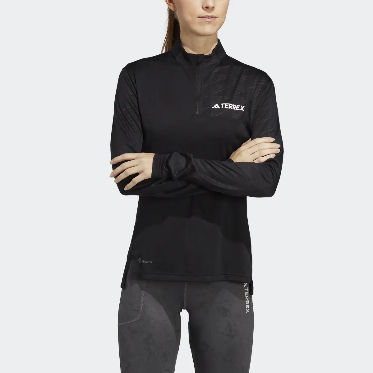 Adidas Maglia Terrex Multi Half-Zip Long Sleeve. 1