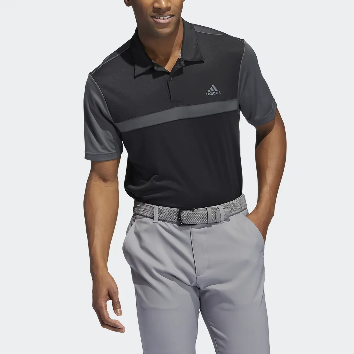 Adidas Colorblock Polo Shirt. 1