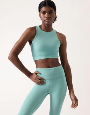 Athleta Conscious Crop Bra A&#45C green