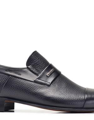 Siyah Rugan Klasik Erkek Ayakkabı -10011-