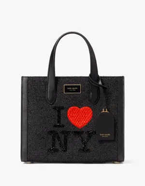 I Love NY X Kate Spade New York Embellished Manhattan Small Tote