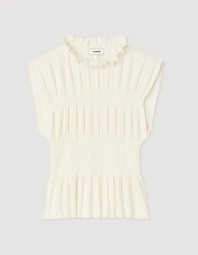 Sandro Smocked top Login to add to Wish list. 2