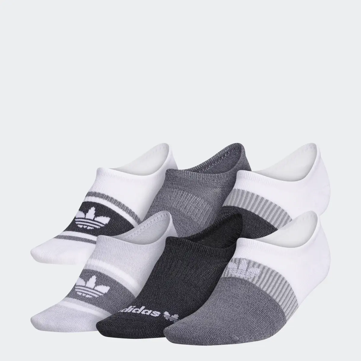 Adidas Gradient Superlite Super-No-Show Socks 6 Pairs. 1
