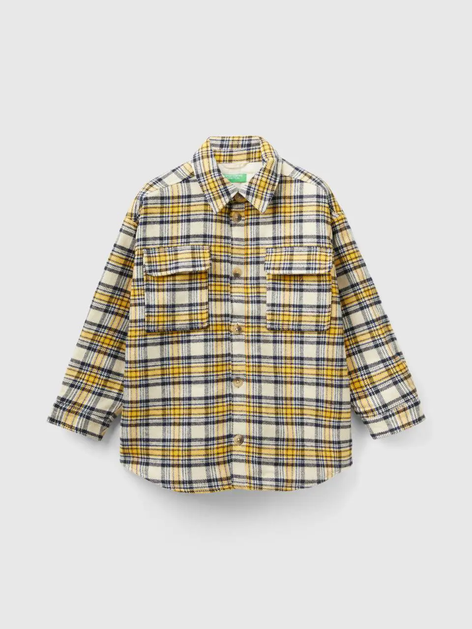 Benetton check flannel jacket. 1