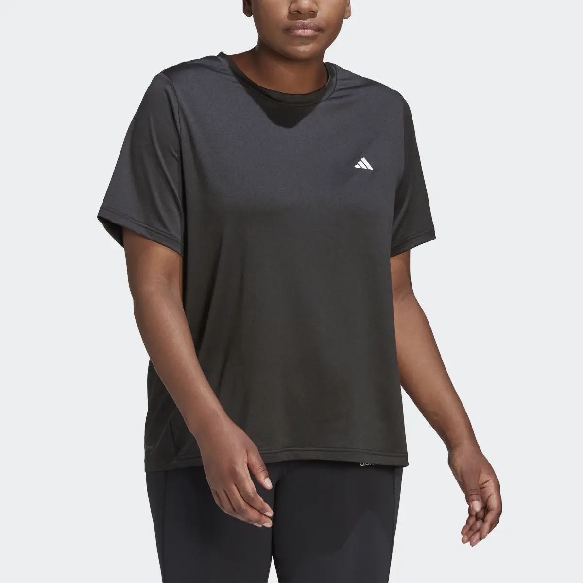 Adidas AEROREADY Made for Training Minimal T-Shirt (Plus Size). 1