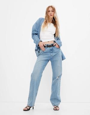 Gap High Rise '90s Loose Jeans blue