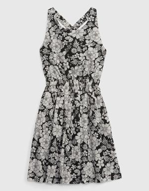Gap Kids Criss-Cross Cutout Dress multi