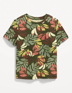 Old Navy Unisex Printed Short-Sleeve T-Shirt for Toddler green