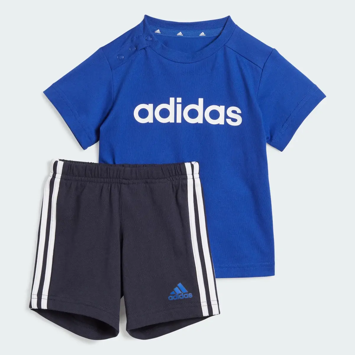 Adidas Conjunto de Playera y Shorts Essentials Lineage Algodón Orgánico. 1