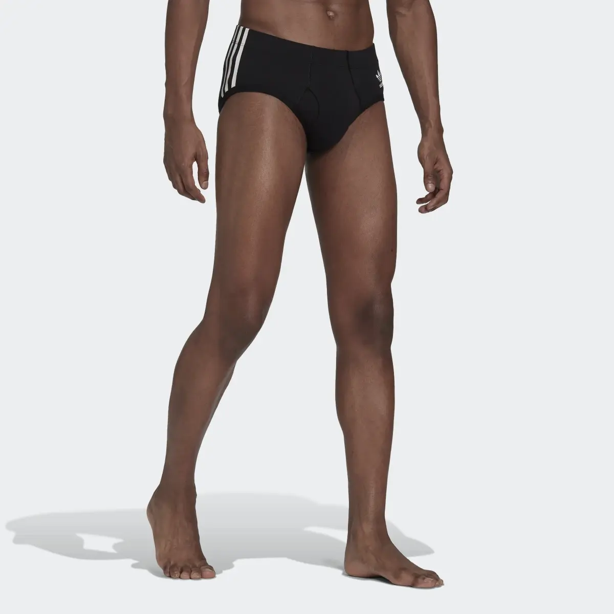 Adidas Comfort Flex Cotton 3-Stripes Briefs (3 pairs). 3