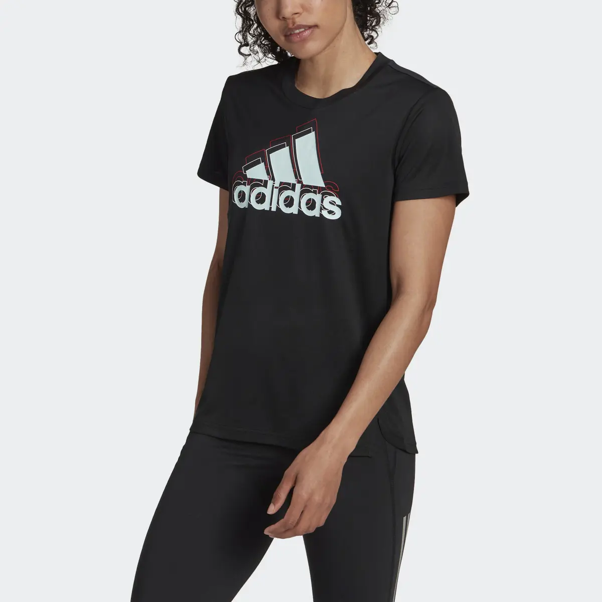 Adidas Playera 3 Franjas Sport Brand Love. 1