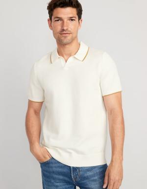 Old Navy Polo Pullover Sweater for Men white