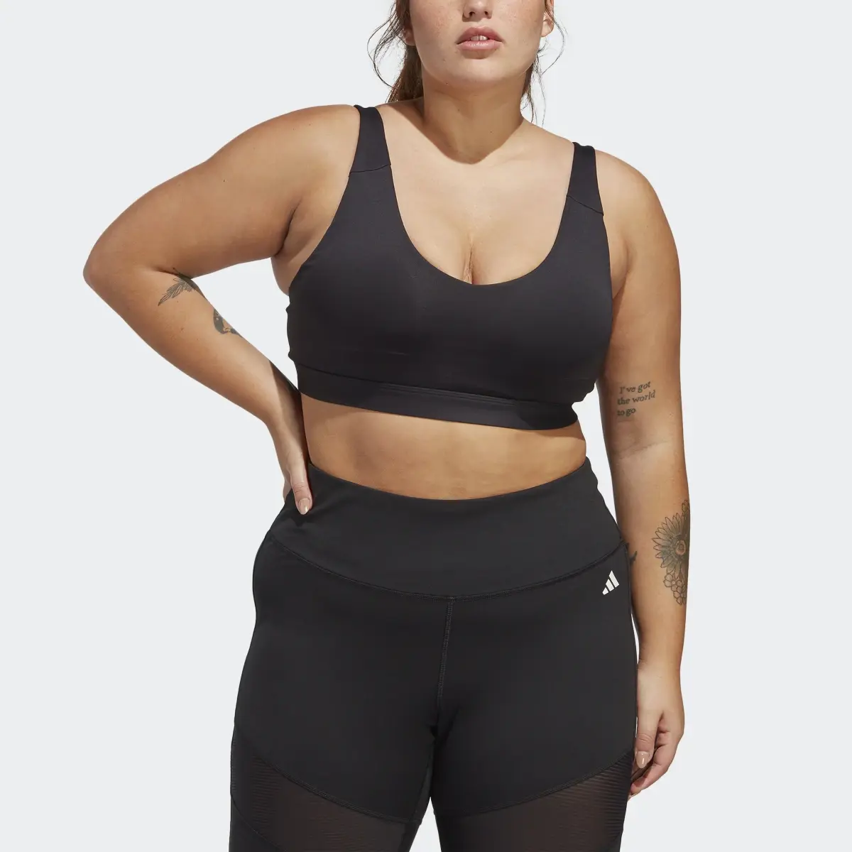 Adidas Training Light-Support Bra (Plus Size). 1