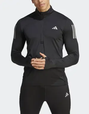 Adidas Own the Run 1/4 Zip Long Sleeve Sweatshirt