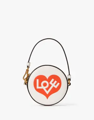 Alexander Girard x Kate Spade New York Heart Embossed Convertible Coin Purse