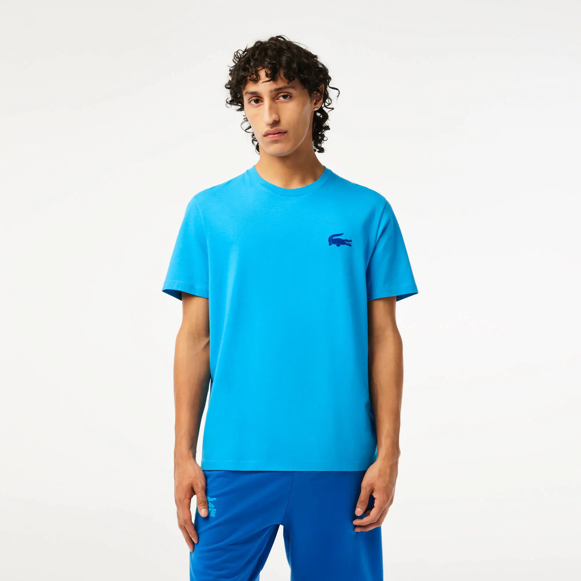 Lacoste Camiseta de pijama de hombre en algodón suave. 1 Lacoste Camiseta de pijama de hombre en algodón suave. 1