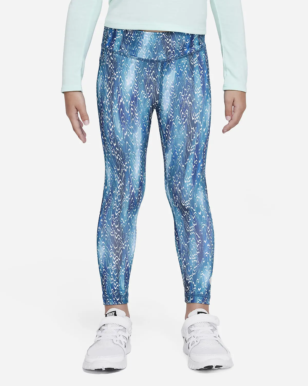 Nike Icon Clash Printed Leggings. 1