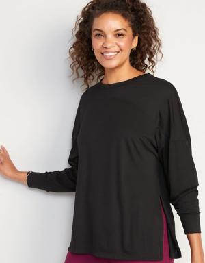 UltraLite Long-Sleeve Tunic for Women black