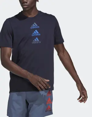 Adidas Playera Designed to Move Logo