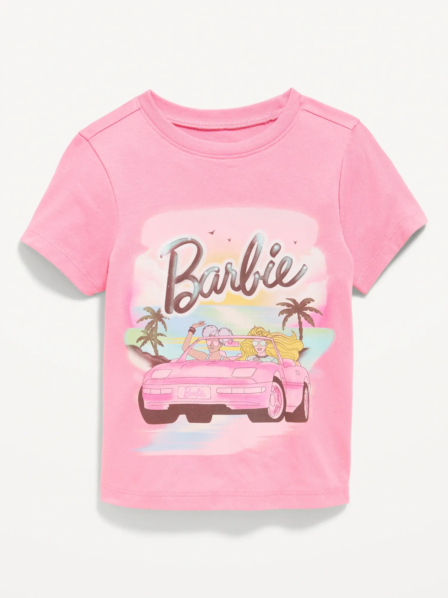 Old Navy Barbie™ Unisex Graphic T-Shirt for Toddler pink. 1