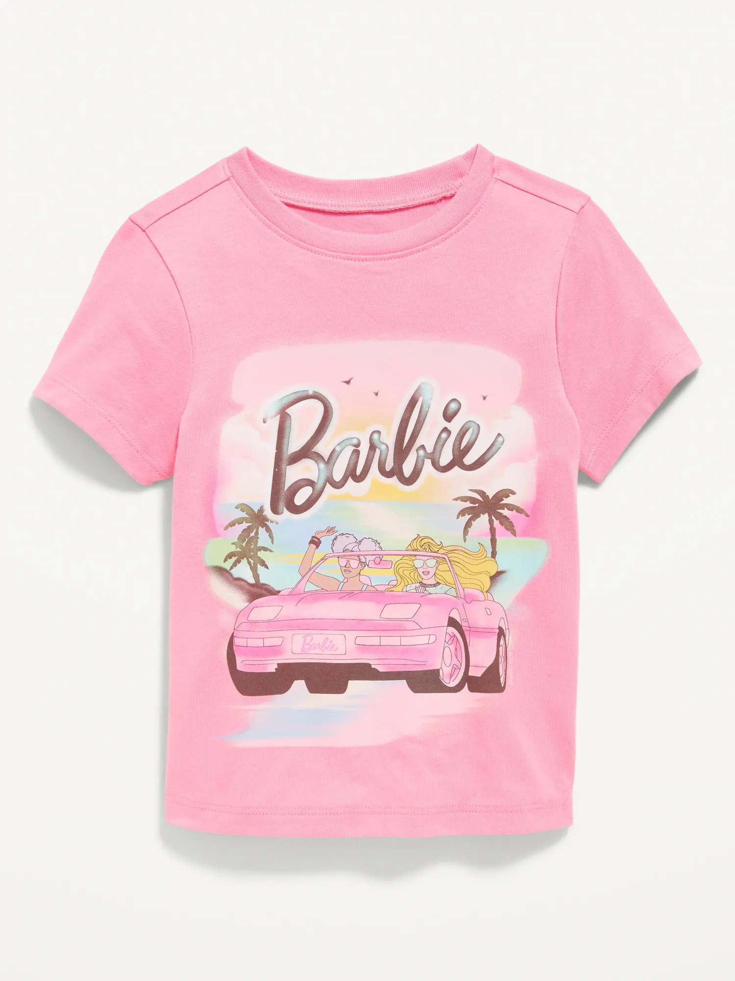 Old Navy Barbie™ Short-Sleeve T-Shirt for Toddler pink. 1
