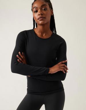 Athleta In Motion Seamless Top black