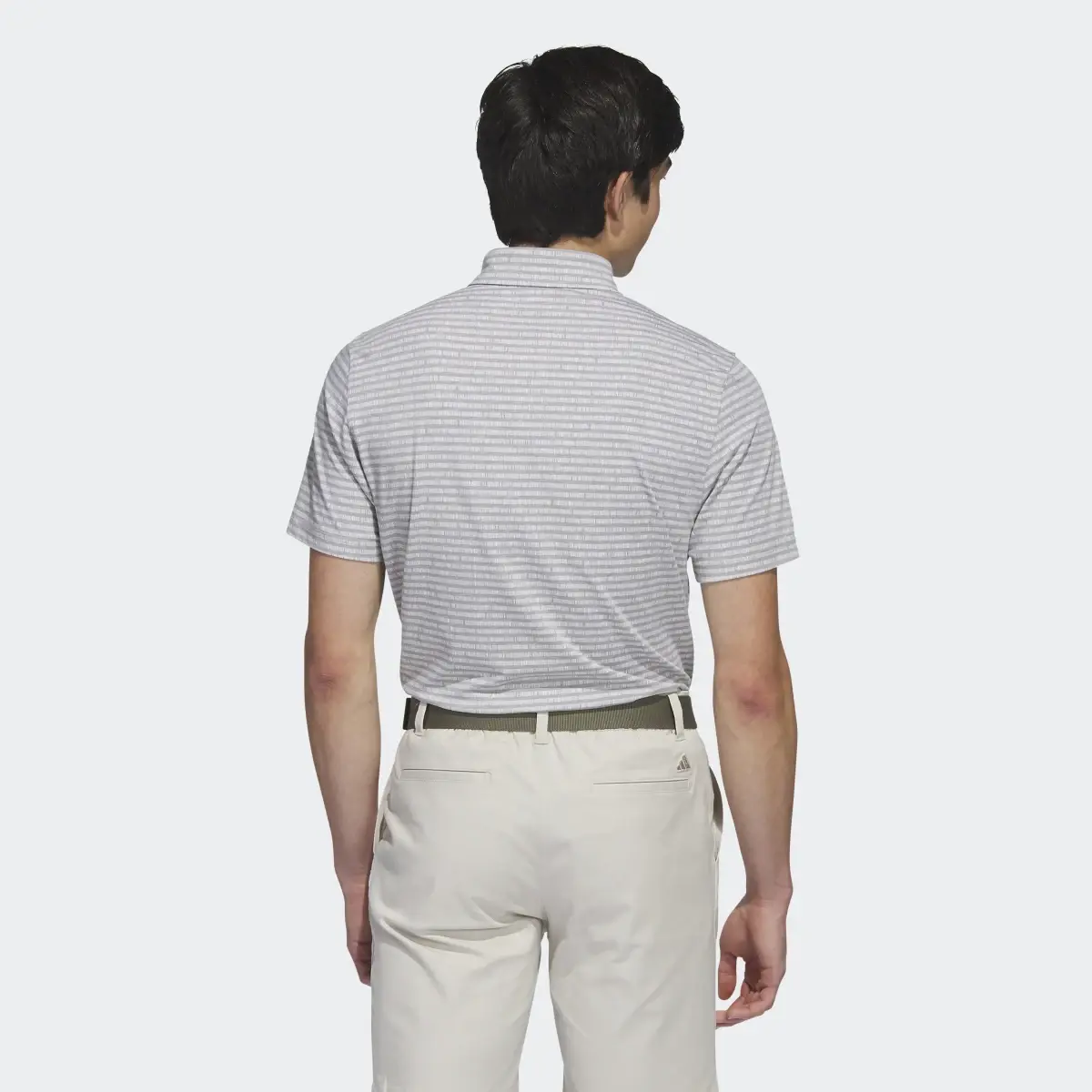 Adidas Playera Polo Go-To Golf a Rayas. 3