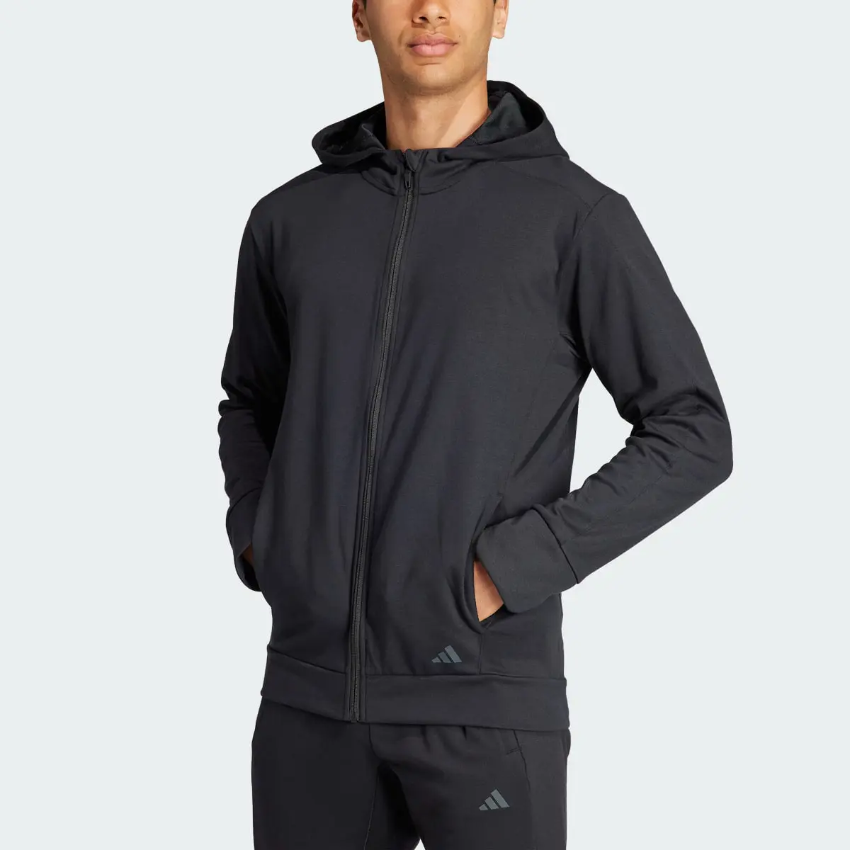 Adidas Yoga Training Full-Zip Hoodie. 1