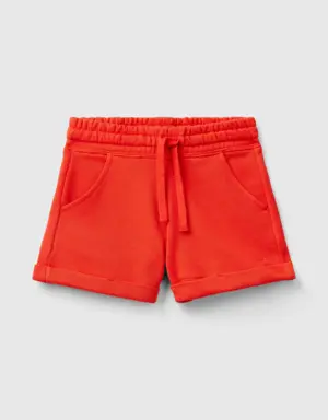 100% cotton sweat shorts
